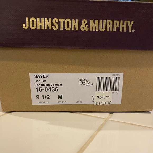 Johnston & Murphy Mens Dress Shoes SZ-9.5 (Like New only worn to try them on.) main image 5